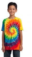 Port & Company® Youth 5.4-ounce, 100% Cotton Tie-Dye T-shirt